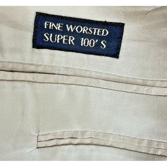 Emernegildo Zigna US 52 L Mens Sports Jacket Blazer 100 Wool Worsted - Picture 7 of 13